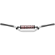 Renthal, řidítka 7/8" (22mm) MX Handlebar SILVER/GREY RC PADDED, stříbrná barva s chráničem