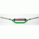 Renthal, řidítka 1,1/8" (28,6mm) MX Twinwall 996 HANDLEBAR GREEN VILLOPOTO / STEWART PADDED, zelená barva s chráničem