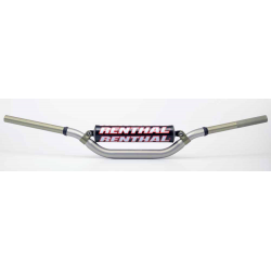 Renthal, řidítka 1,1/8" (28,6mm) MX Twinwall 998 HANDLEBAR GREY REED / WINDHAM PADDED, šedá barva s chráničem