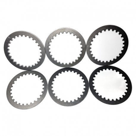 Nachman, spojkové plechy Yamaha YFM350 RAPTOR 04-12, YFM350 BIGBEAR/WARRIOR 87-04, Suzuki SV650 03-05 (6 ks.) (PS0