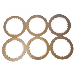 Nachman, spojkové plechy Honda XR400R 97-05,TRX500 FOURTRAX 05-11, TRX420 07-11 (124,8X90,3X1,4X24T)-6X (6 ks.) (P