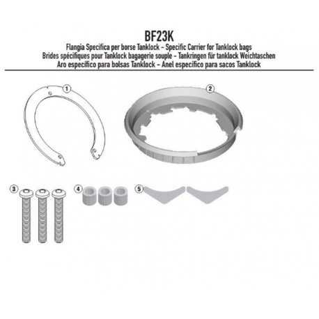 Kappa, držák Tanklock Yamaha MT 09 850 TRACER (15-16)