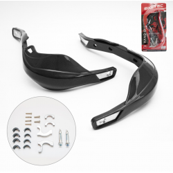 Biketec, kryty páček s hliníkovou výztuhou, černá barva (s montážní sadou 22mm + 28mm)