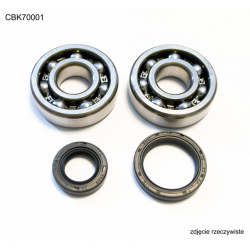 Bearing Worx, ložiska + gufera klikovky, Suzuki RM 80/85 89-16 (NTN) (24-1014)