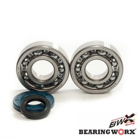 Bearing Worx, ložiska + gufera klikovky, Suzuki RM250 03-04 (MADE IN JAPAN) (NTN) (24-1046)