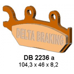 Delta Braking, brzdové desky KH645 CAN AM MAVERIC 1000 pravá strana - nahrazuje DB2236MX-D a DB2236QD-D