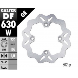 Galfer, zadní brzdový kotouč Ducati (220X108X4) WAVE
