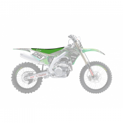 Blackbird, potah sedla, Kawasaki KXF 450 '19, Double Grip 3, barva zelená/černá