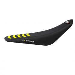 Blackbird, potah sedla, Husqvarna FC/TC '14-'15, TE/FE '14-'16, Double Grip 3, barva černá/žlutá
