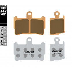 Galfer, brzdové desky KH499/4 Sintered (zlaté) SPORT
