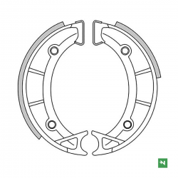 Newfren, brzdové čelisti Aprilia SCARABEO 50 93R (125X25mm)