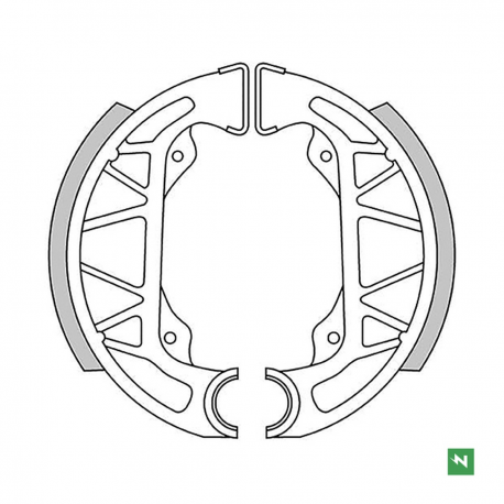 Newfren, brzdové čelisti GILERA TYPHON 50 96 ,PIAGGIO NRG 50 SFERA 50 96 (100X20mm)
