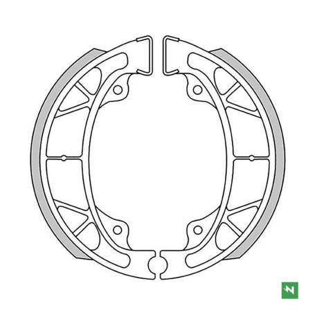 Newfren, brzdové čelisti Malaguti CR1 50 CROSSER 95-98 (110X25mm)
