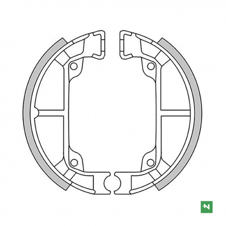 Newfren, brzdové čelisti Suzuki ADRESS 50 (95X20mm)