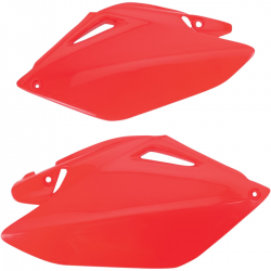 UFO, podsedlové tabulky, Honda CRF 250R '06-'09 červená barva