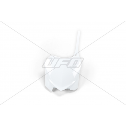 UFO, přední číslová tabulka, Honda CRF 450R '09-'12, CRF 250R '10-'13 bílá barva