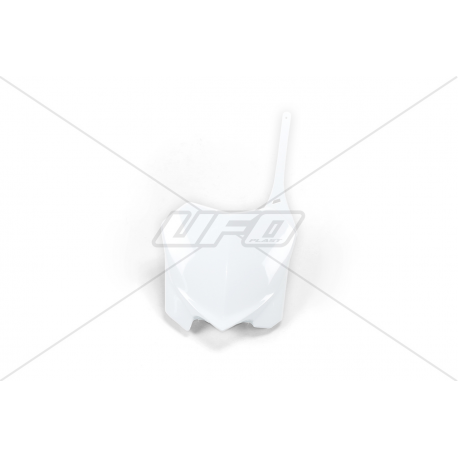 UFO, přední číslová tabulka, Honda CRF 450R '09-'12, CRF 250R '10-'13 bílá barva