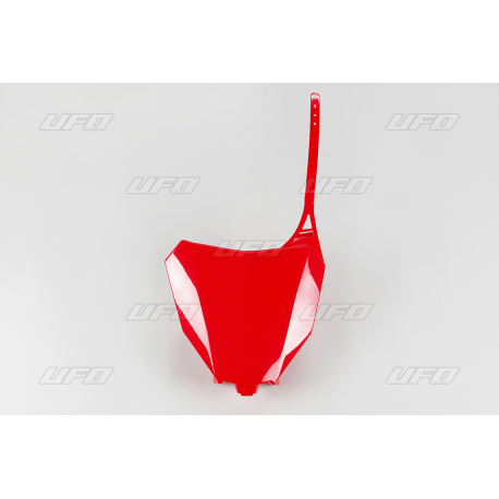 UFO, přední číslová tabulka, Honda CRF 250R '18, CRF 450R/RX '17-18 červená barva