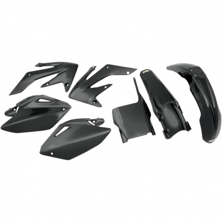 UFO, sada plastů, Honda CRF 250R '04-'05 černá barva