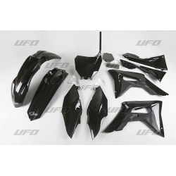 UFO, sada plastů, Honda CRF 250R '18-'19, CRF 450R '17-'19 s víkem vzduchového filtru, černá barva