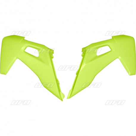 UFO, kryty chladičů, Husqvarna TC 125/250 '19, FC 250/350/450 '19 žlutá barva FLUO