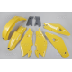UFO, sada plastů, Husqvarna 2T '00-'04,4T '02-'04 barva OEM (žlutá/grafit) (HU600E999)