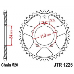 JT, rozeta 4734 40 Honda CMX 500 REBEL 17-18 (řetěz520) (473440JT)