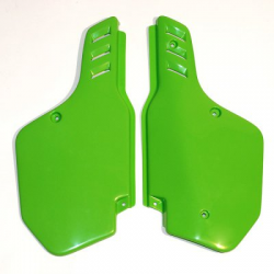UFO, podsedlové tabulky, Kawasaki KX 125/250 '88-'89, KX 500 '88-'02 zelená barva