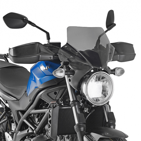 Kappa, plexištít, Suzuki SV 650 (2016) 28,5X36cm, kouřový, s montážním kitem