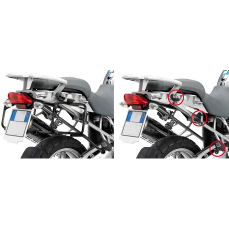 Kappa, nosiče bočních kufrů se systémem rychlé demontáže Monokey, Monokey BMW F 650GS/800GS (08-17), F 700GS (13-17) - také pod