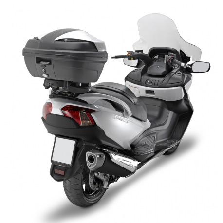 Kappa, nosič centrálního kufru, Suzuki BURGMAN 650 / EXECUTIVE (02-15) ( s plotnou Monolock KM6M, s prostorem pro U-Lock )