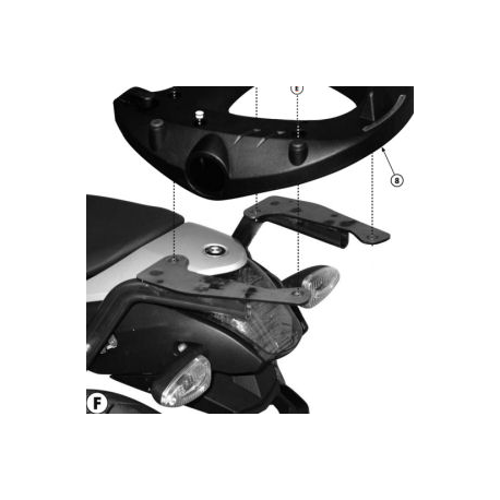 Kappa, nosič centrálního kufru, BMW C 600 SPORT (12-15) ( s plotnou Monolock )