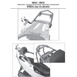 Kappa, nosič centrálního kufru, KYMCO G-DINK 125/300 (12-15) (bez plotny)