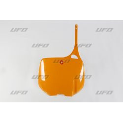 UFO, přední číslová tabulka, KTM 125/200/250/300/360/380/400/500/520/620 '93-98 oranžová barva '97