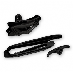 UFO, sada lízatko (KT03096) + vodítko (KT03099) KTM SX/SXF '07-'10, EXC/EXC-F '08-'10 černá barva