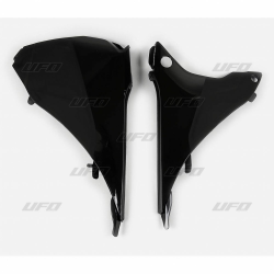 UFO, kryty airboxu, KTM EXC '14-'16, EXCF '14-'16, černá barva
