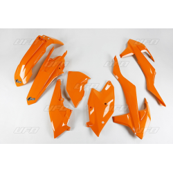 UFO, sada plastů, KTM EXC '17-'18, oranžová barva (KT518E127)