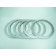 Nachman, spojkové plechy Suzuki DR350 90-99, GS500E/F 89-07 (137,8X108,0X1,6X36T)-6X (6 ks.) (PS036C)