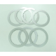 Nachman, spojkové plechy Yamaha YZ125 93-16 (YZ125 91-92 - 6 ks.) (123,9X91,7X1,6X30T)-7X (PS044B)