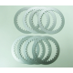 Nachman, spojkové plechy Yamaha YZF426 00-02, YZF450 03-06, WR426F 01-02, WR450F 03-04 (141,9X105,4X1,2X30T)-8X (PS