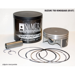 Namura, pístní sada Suzuki 700 KINGQUAD (05-07) ARCTIC CAT 700 06-08 (101,96mm) HYPERDRYVE (kroužky NA-30014R)