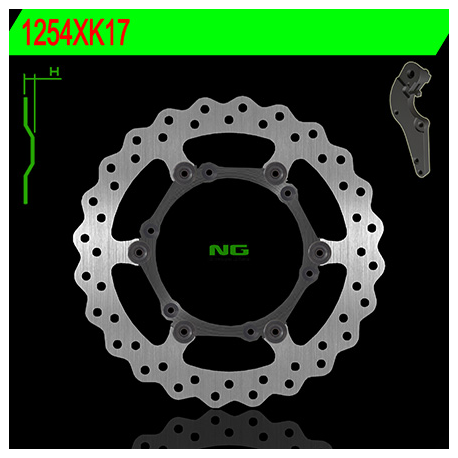 NG, přední brzdový kotouč, s adaptérem 270mm Husaberg TE/FE '14-'18, Husqvarna TC/TE/FC/FE 125/510 '14-'17, KTM SX/EXC/SXF/EXCF
