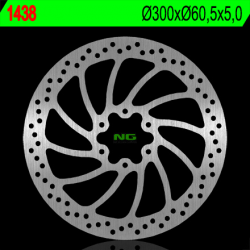 NG, přední brzdový kotouč, KTM DUKE 125/200/390 '14-'16, RC 125/200/390 '14-'16, BMW G310 '16-'17 (300X60,5X4) (6X8,5mm)