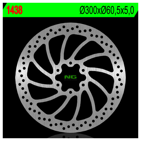 NG, přední brzdový kotouč, KTM DUKE 125/200/390 '14-'16, RC 125/200/390 '14-'16, BMW G310 '16-'17 (300X60,5X4) (6X8,5mm)