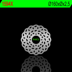 NG, zadní brzdový kotouč, Beta EVO 125/200/250/300 09-18 (160X2,5mm) (4X6,0mm) WAVE