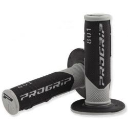 Progrip, gripy PG801 Off Road (22+25mm, dél.115mm), barva šedá/černá (dvousměs.) (801-187) (PG801/11)
