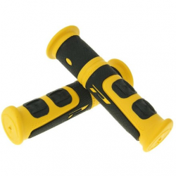 Progrip, gripy PG964 ATV / JET SKI / MTB (22+22mm, dél. 120 mm), barva žlutá/černá (964-202) (PG964/1)