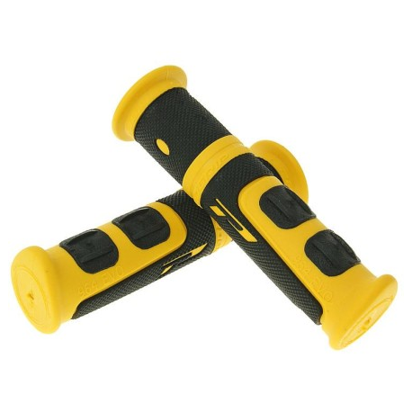 Progrip, gripy PG964 ATV / JET SKI / MTB (22+22mm, dél. 120 mm), barva žlutá/černá (964-202) (PG964/1)