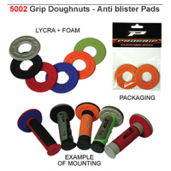 Progrip, pěnové kroužky na gripy (Donutz) PG5002, černá barva (PG5002BK) (5002-102)