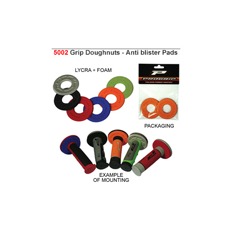 Progrip, pěnové kroužky na gripy (Donutz) PG5002, černá barva (PG5002BK) (5002-102)